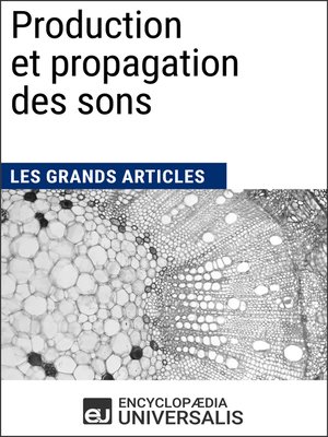 cover image of Production et propagation des sons